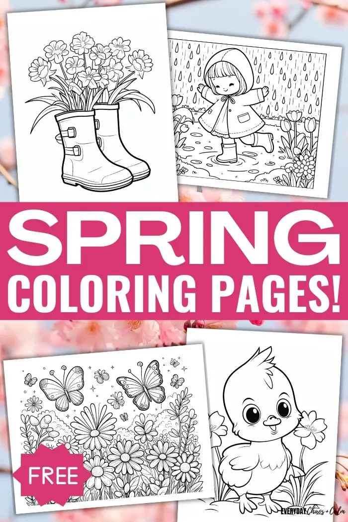 Free Printable Spring Word Search for Kids - Cute Coloring Pages For Kids
