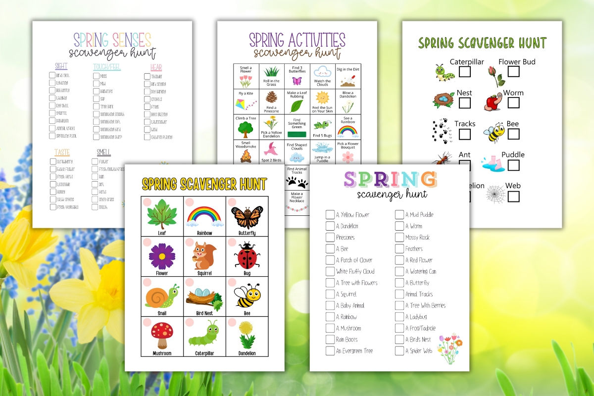free-printable-spring-scavenger-hunts for Spring Scavenger Hunt Free Printable Free Printable Spring Scavenger Hunts for Spring Scavenger Hunt Free Printable