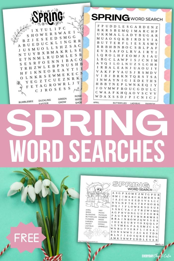 spring word searches