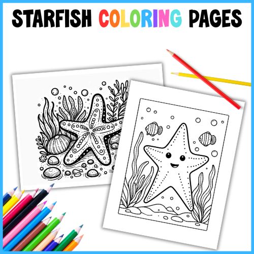starfish coloring pages