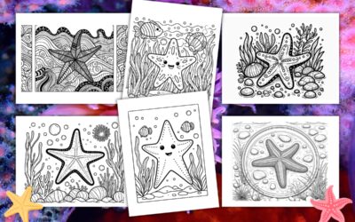 Free Starfish Coloring Pages for Kids
