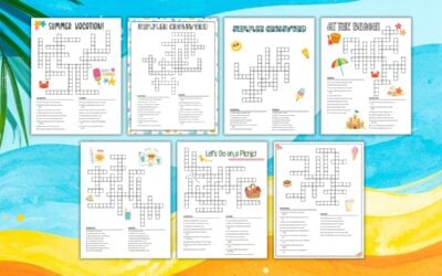 Free Printable Summer Crossword Puzzles
