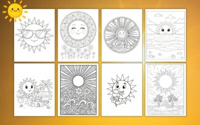 Free Sun Coloring Pages