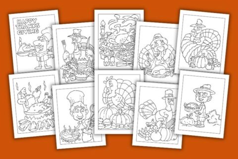 15 Free Thanksgiving Coloring Pages (PDF Download!)