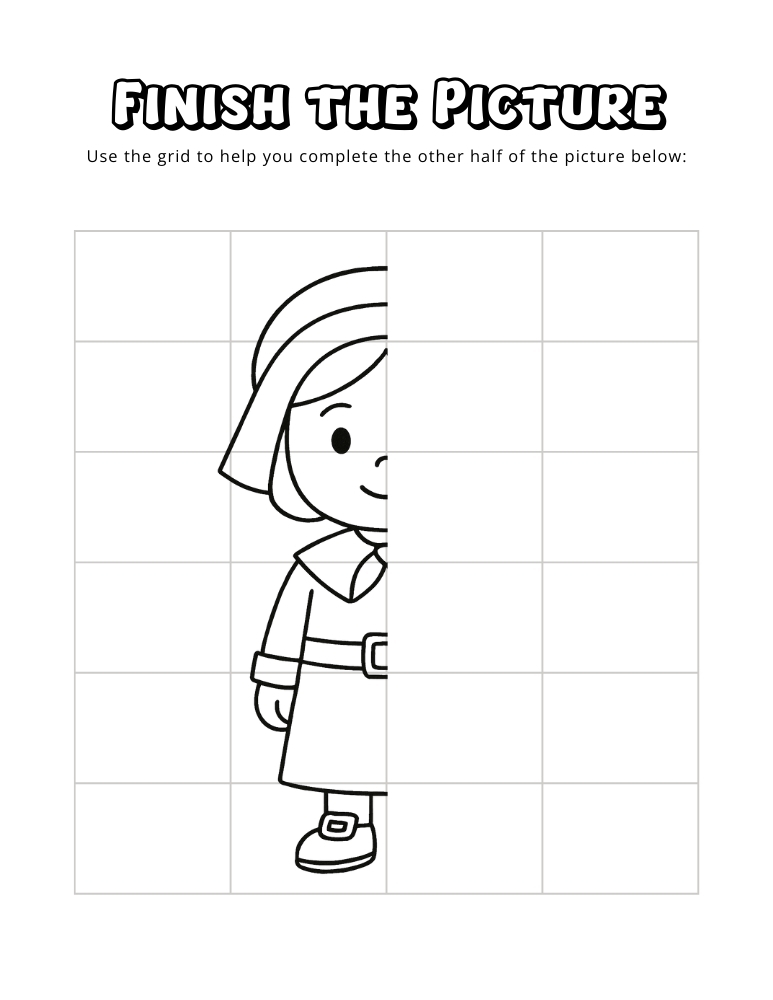 thanksgiving finish the picture worksheets, education printable, PDF, instant download, kids