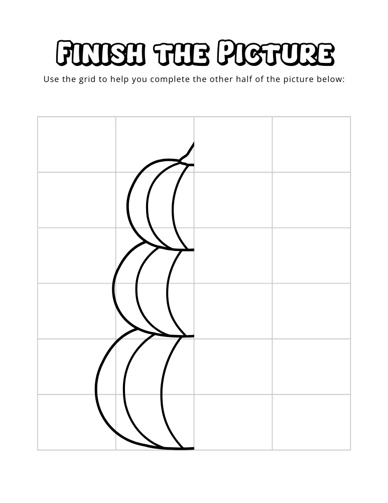 thanksgiving finish the picture worksheets, education printable, PDF, instant download, kids