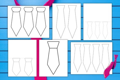 Free Printable Tie Template For Crafts