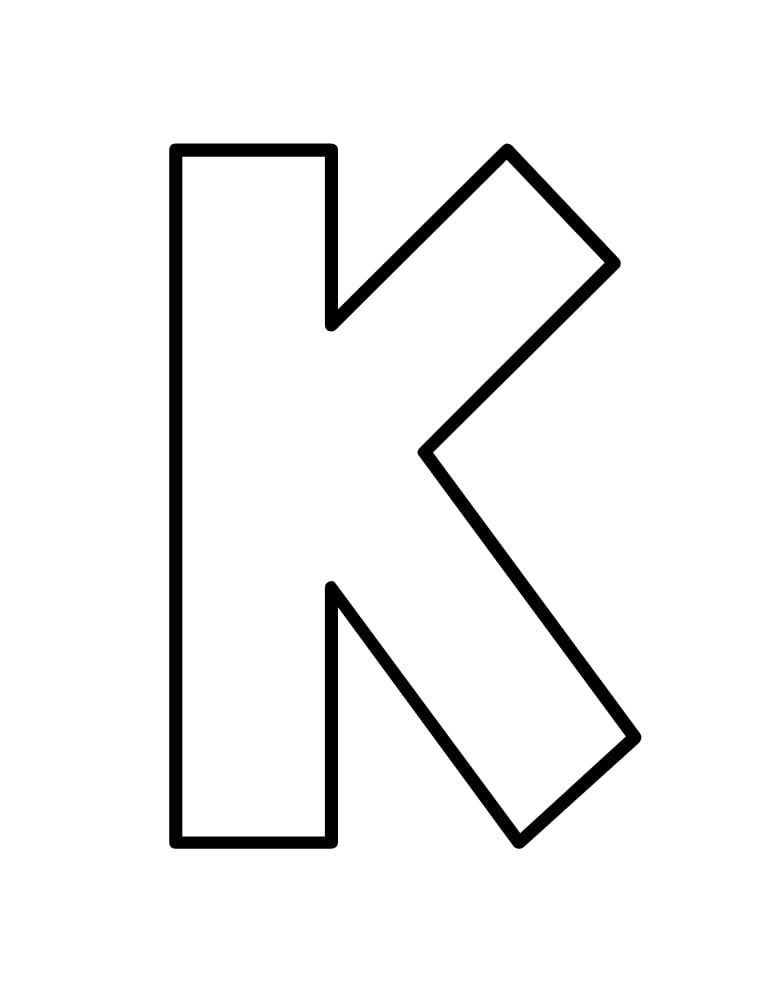 printable uppercase letter templates, alphabet, PDF, instant download, education