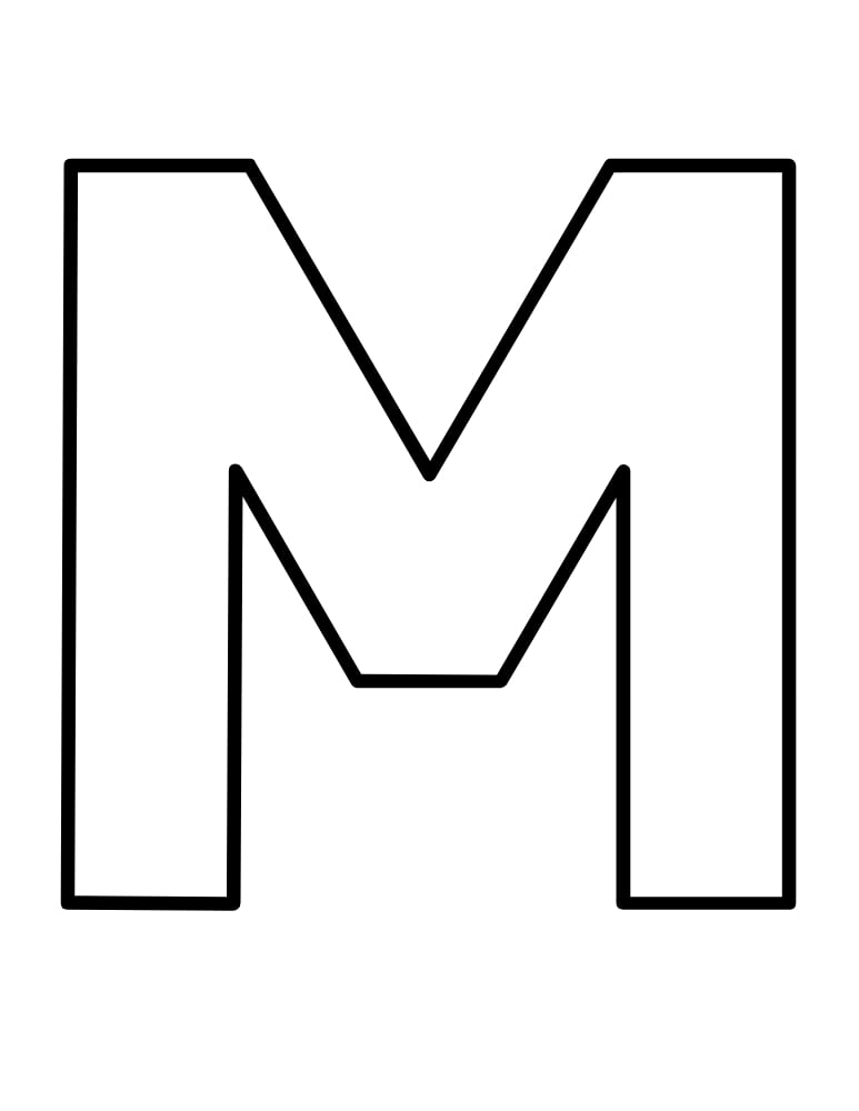 printable alphabet template