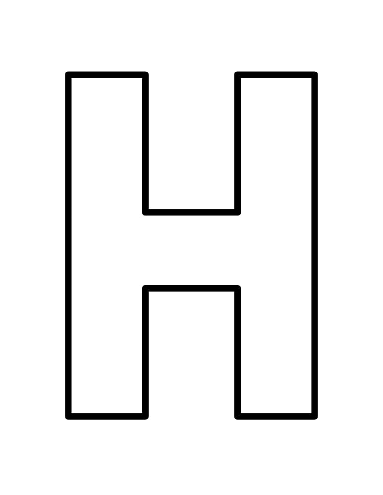 printable uppercase letter templates, alphabet, PDF, instant download, education