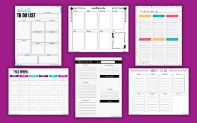 6 Printable Weekly To Do List Templates for Better Productivity