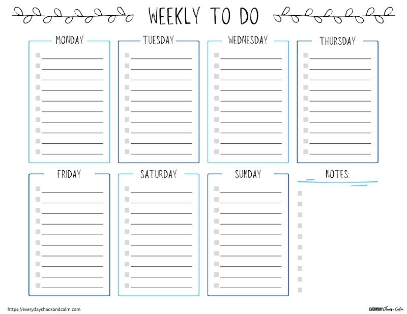 Free Printable Weekly To Do List To Do List Printable Sexiz Pix