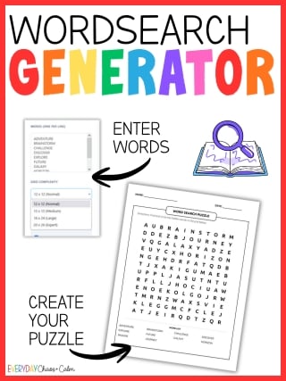custom word search generator